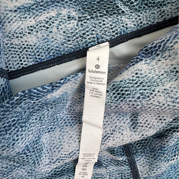 Lululemon crop leggings!  Size 4, Used, good condition. - Picture 4 of 4